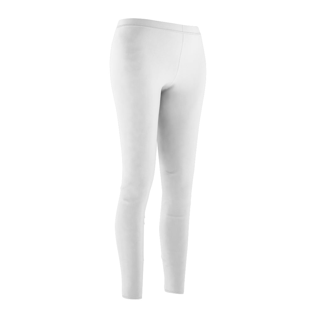 Women's Cut & Sew Casual Leggings White