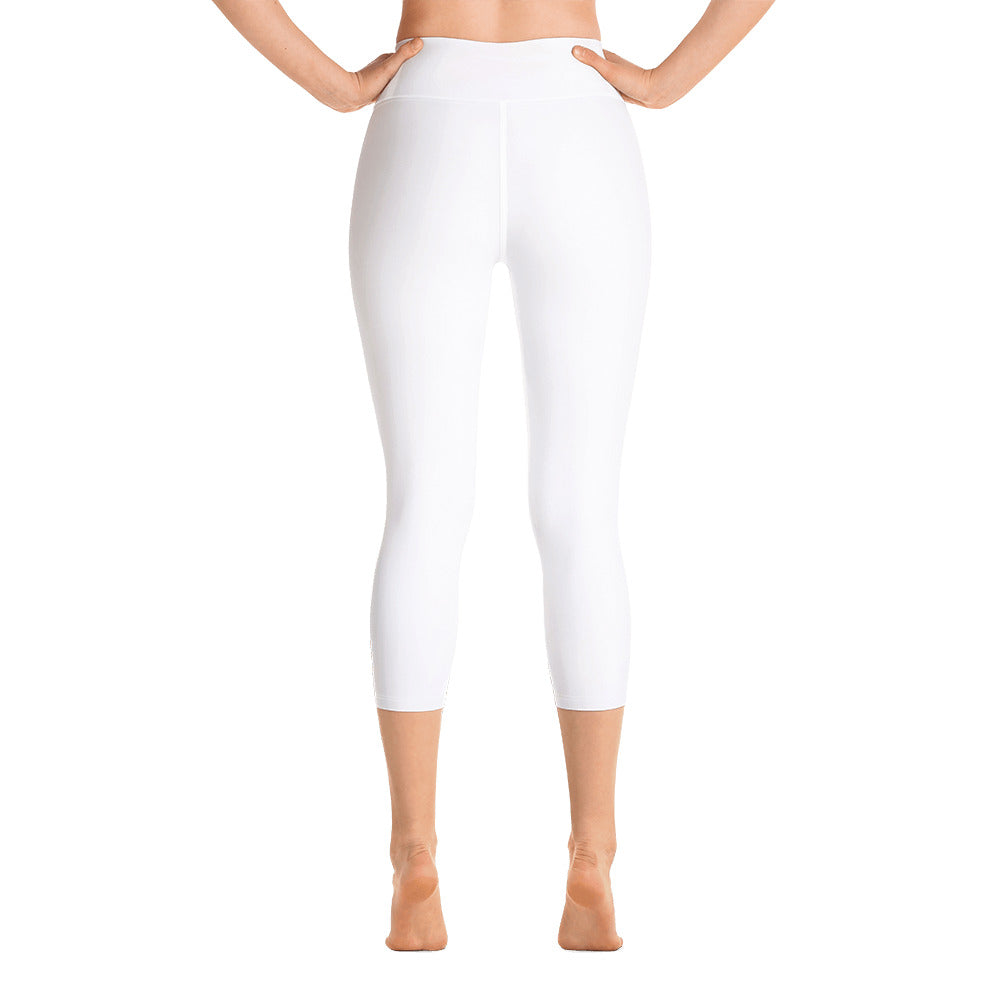 Yoga Capri Leggings White