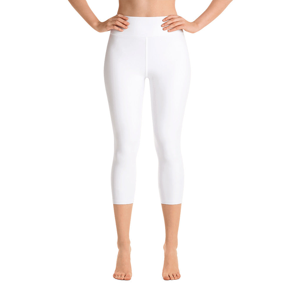 Yoga Capri Leggings White