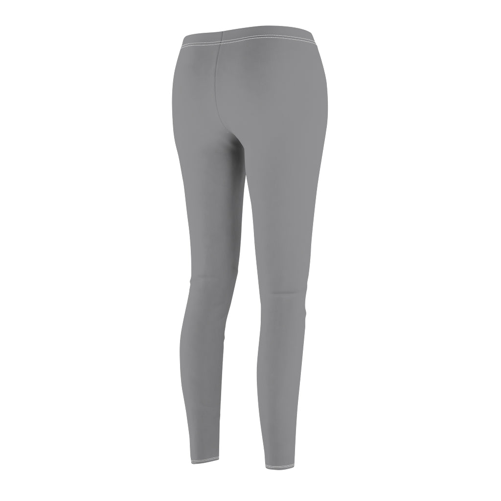 Women's Cut & Sew Casual Leggings Grey