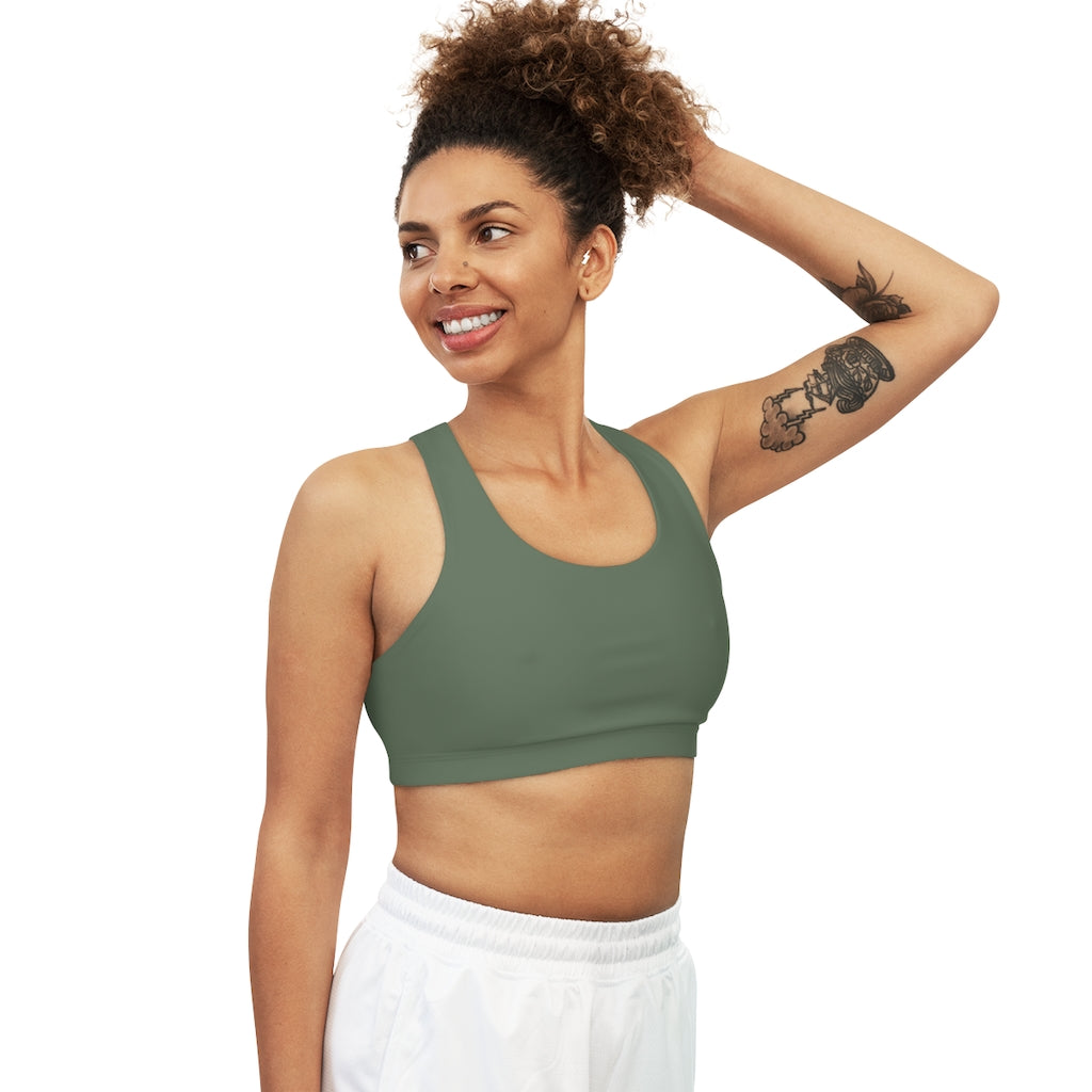 Seamless Sports Bra (AOP) Army