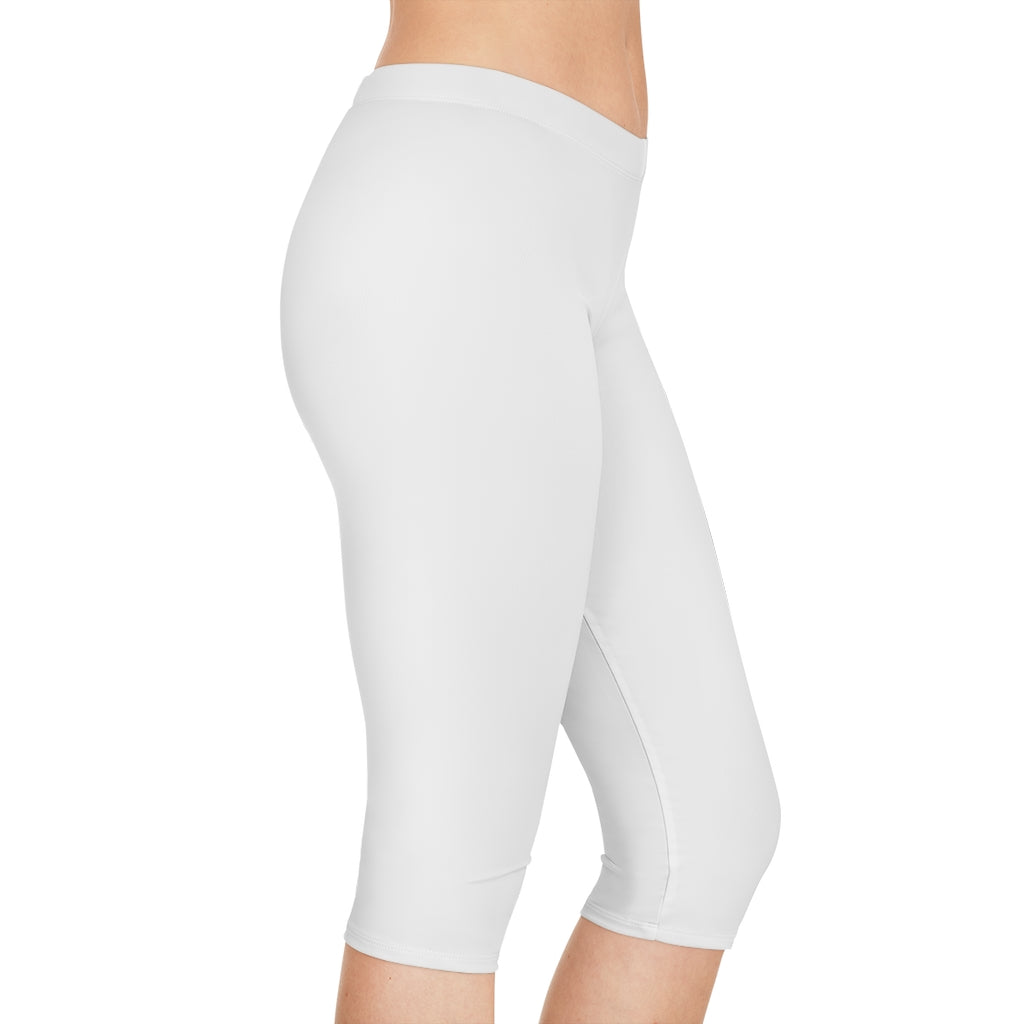 Women's Capri Leggings White