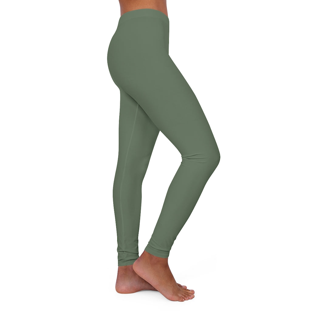 Women's Spandex Leggings Army