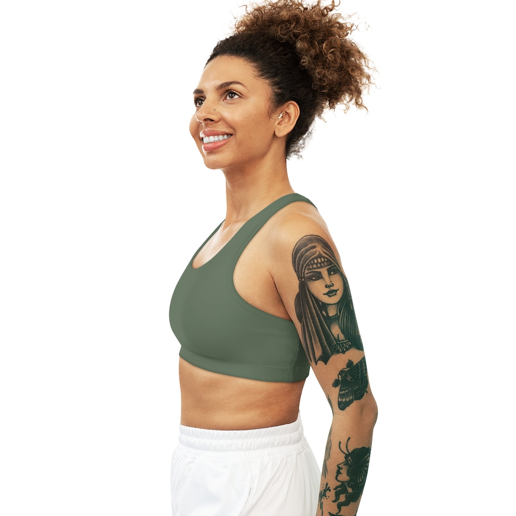 Seamless Sports Bra (AOP) Army