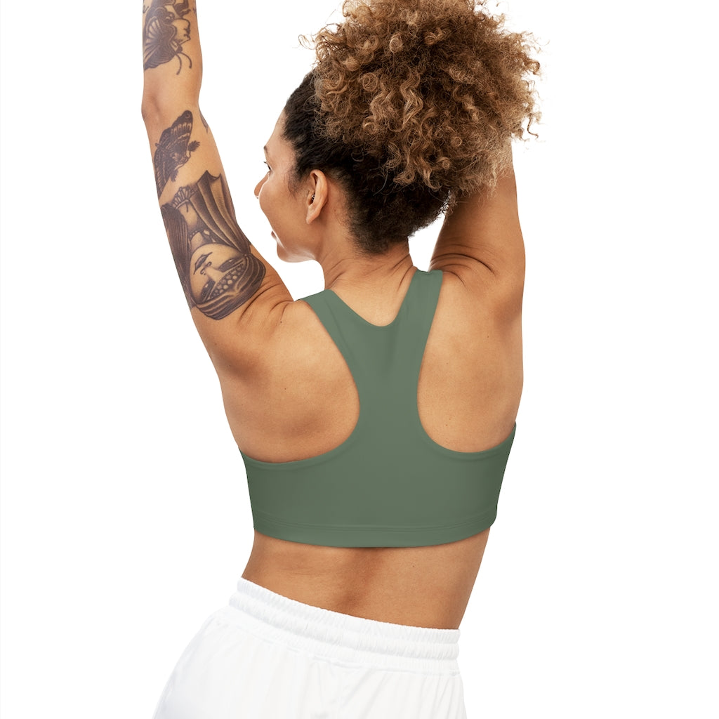 Seamless Sports Bra (AOP) Army