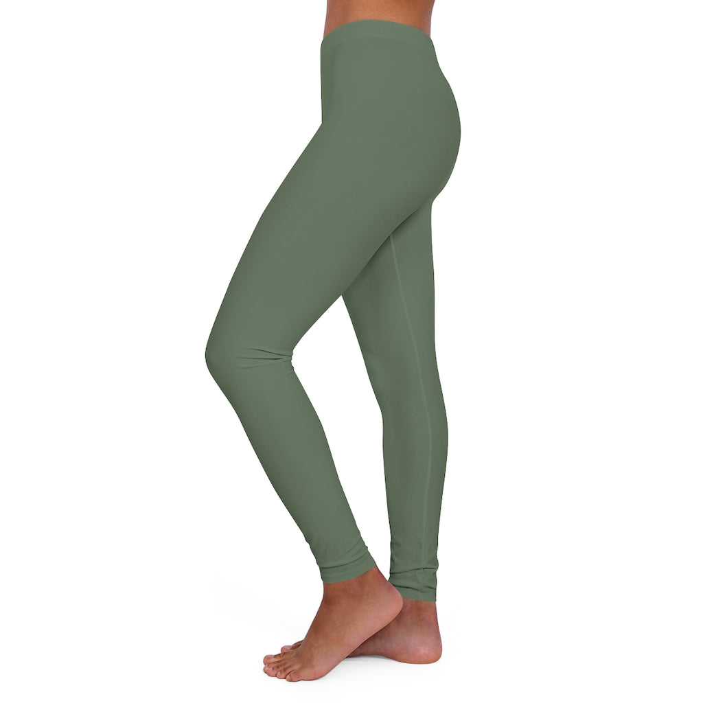 Women's Spandex Leggings Army